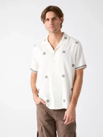 Chemise de camping brodée