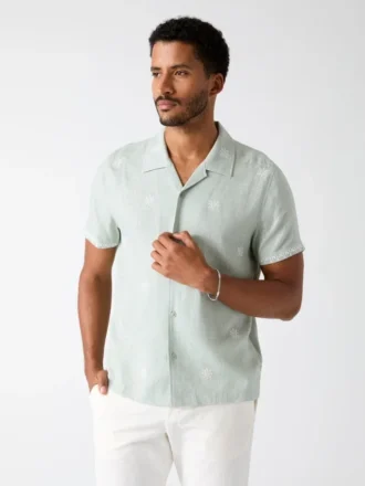 Chemise de camping brodée