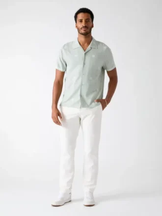 Chemise de camping brodée