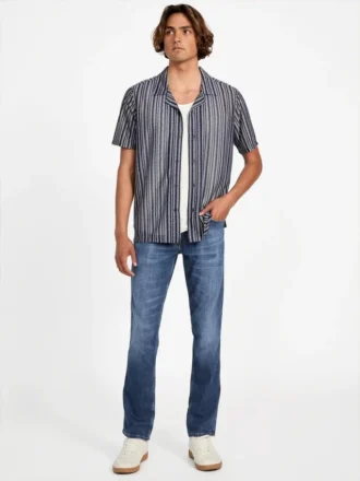 Chemise de vacances à rayures Wyatt