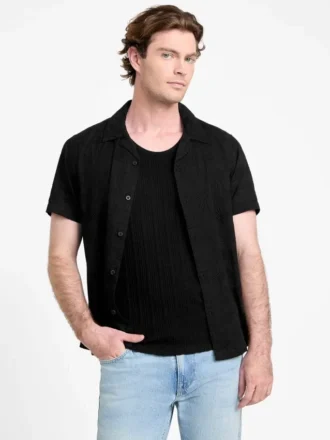 Chemise Dobby Moss