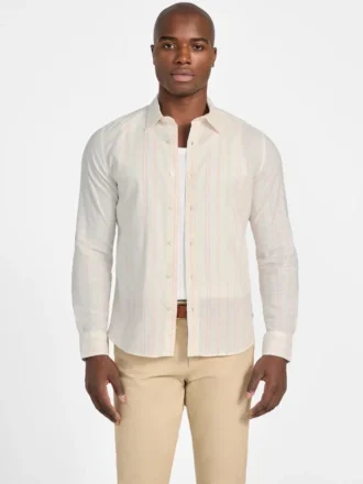 Chemise en lin rayée Eco Harkin