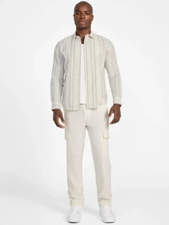 Chemise en lin rayée Eco Harkin