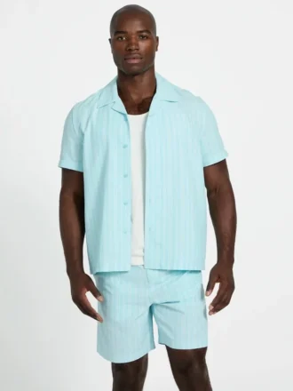 Chemise en mélange de lin