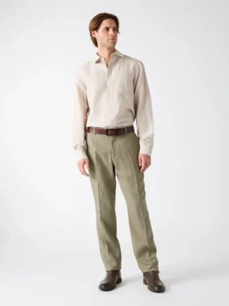 Chemise en mélange de lin
