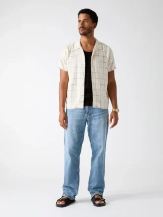 Chemise en mélange de lin