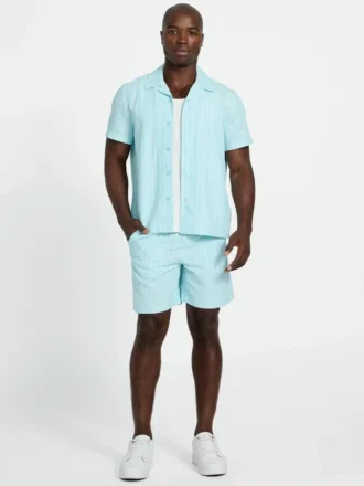 Chemise en mélange de lin
