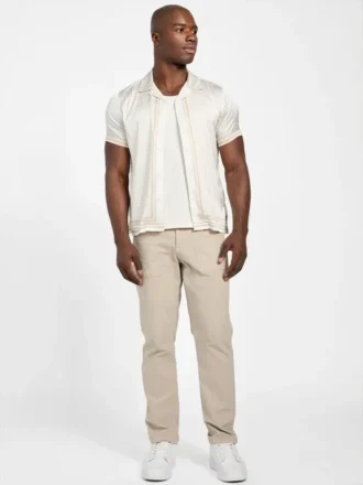 Chemise en satin éco-responsable à motif Peony