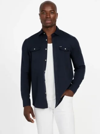 Chemise en sergé délavé Chemise en sergé délavé