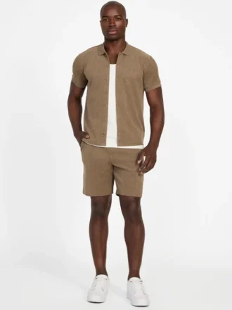 Chemise en tricot à chevrons Eco Calvin