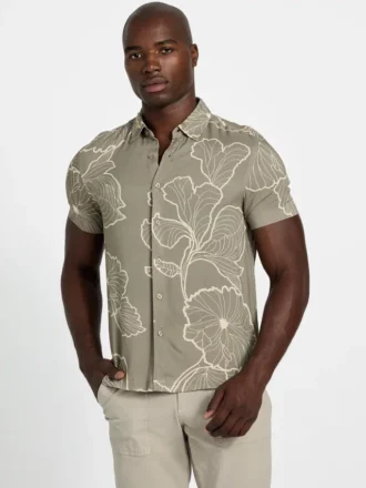Chemise à fleurs