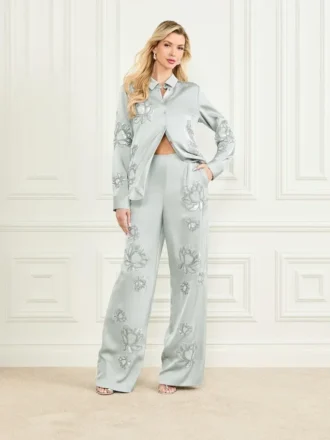 Chemise à fleurs brodées Gwen
