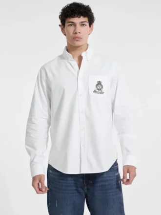 Chemise à manches longues avec poche
