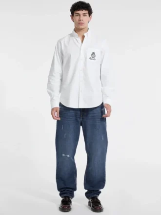 Chemise à manches longues avec poche