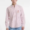 Chemise à manches longues rayée avec poche Chemise à manches longues rayée avec poche