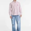 Chemise à manches longues rayée avec poche Chemise à manches longues rayée avec poche