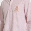Chemise à manches longues rayée avec poche Chemise à manches longues rayée avec poche