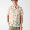 Chemise à motif floral dévoré Chemise à motif floral dévoré