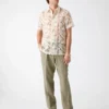 Chemise à motif floral dévoré Chemise à motif floral dévoré