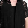 Chemise à motif floral dévoré
