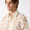 Chemise à motif floral dévoré Chemise à motif floral dévoré