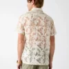 Chemise à motif floral dévoré Chemise à motif floral dévoré