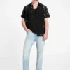 Chemise à motif floral dévoré