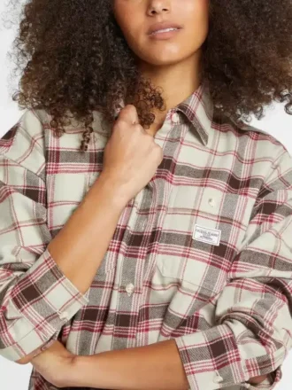 Chemise oversize à manches longues et poches Chemise oversize à manches longues et poches