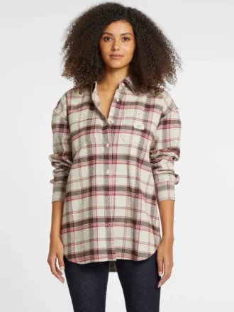 Chemise oversize à manches longues et poches Chemise oversize à manches longues et poches