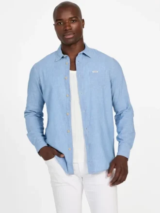 Chemise à poches en denim Ronnie