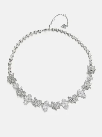 Collier chandelier argenté