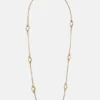 Collier à maillons en forme de bambou dorés
