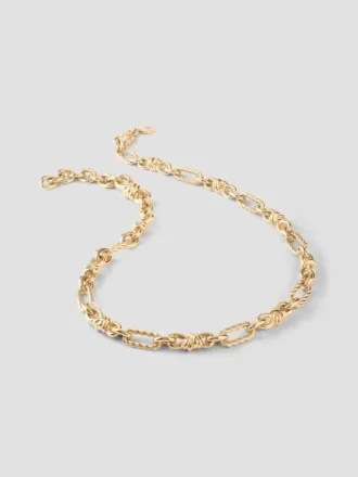 Collier noué doré