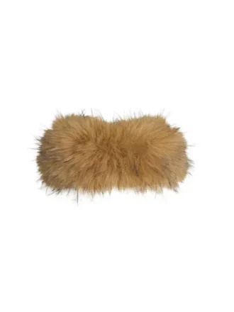 Collier ras-du-cou en fausse fourrure