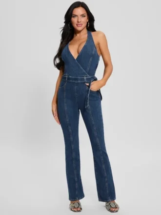 Combinaison dos nu en denim Eco Claire