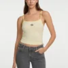 Crop top à étoiles brodées