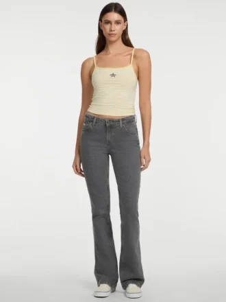 Crop top à étoiles brodées Crop top à étoiles brodées