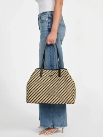 Ensemble de cabas fourre-tout en paille tressée Vikky