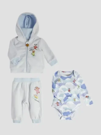 Ensemble ours en chenille « Take Me Home » (0-9 mois)