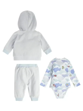 Ensemble ours en chenille « Take Me Home » (0-9 mois)