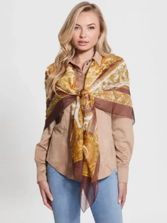 Foulard en soie transparente Eryn