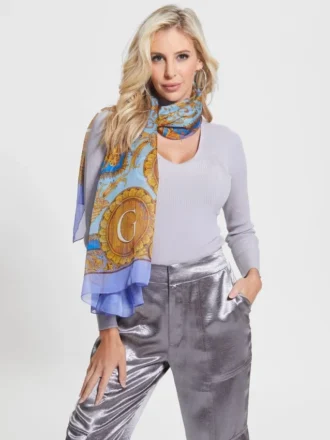 Foulard en soie transparente Eryn