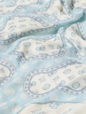 Foulard imprimé Marina Peony