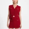 Gilet Eco Malina en bouclé ottoman Gilet Eco Malina en bouclé ottoman