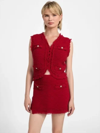 Gilet Eco Malina en bouclé ottoman