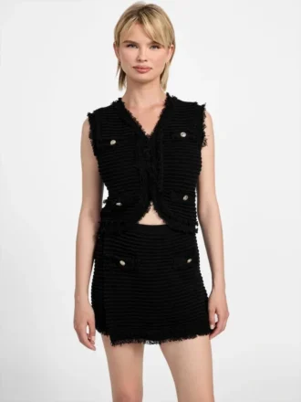Gilet Eco Malina en bouclé ottoman