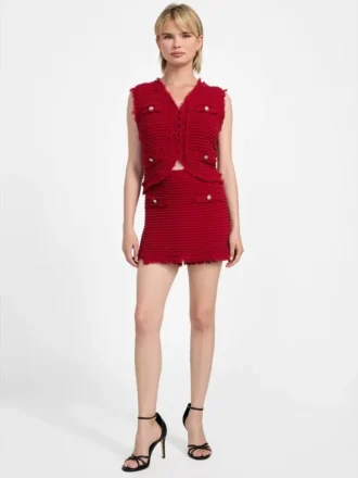 Gilet Eco Malina en bouclé ottoman