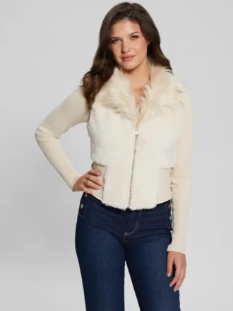 Gilet en fausse fourrure Emma