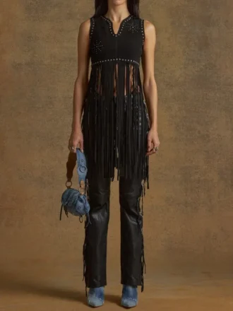 Gilet à franges