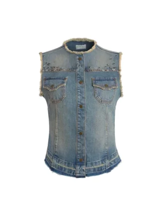 Gilets en denim western Gilets en denim western